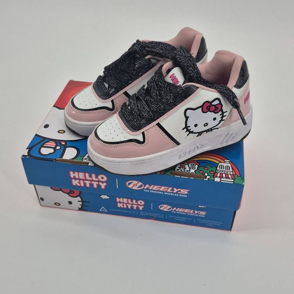 Heelys Wheeled Sneakers Girls Size 13 Hello Kitty